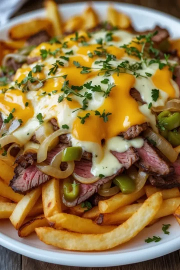 Philly Steak Cheese Fries