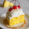 Piña Colada Poke Cake