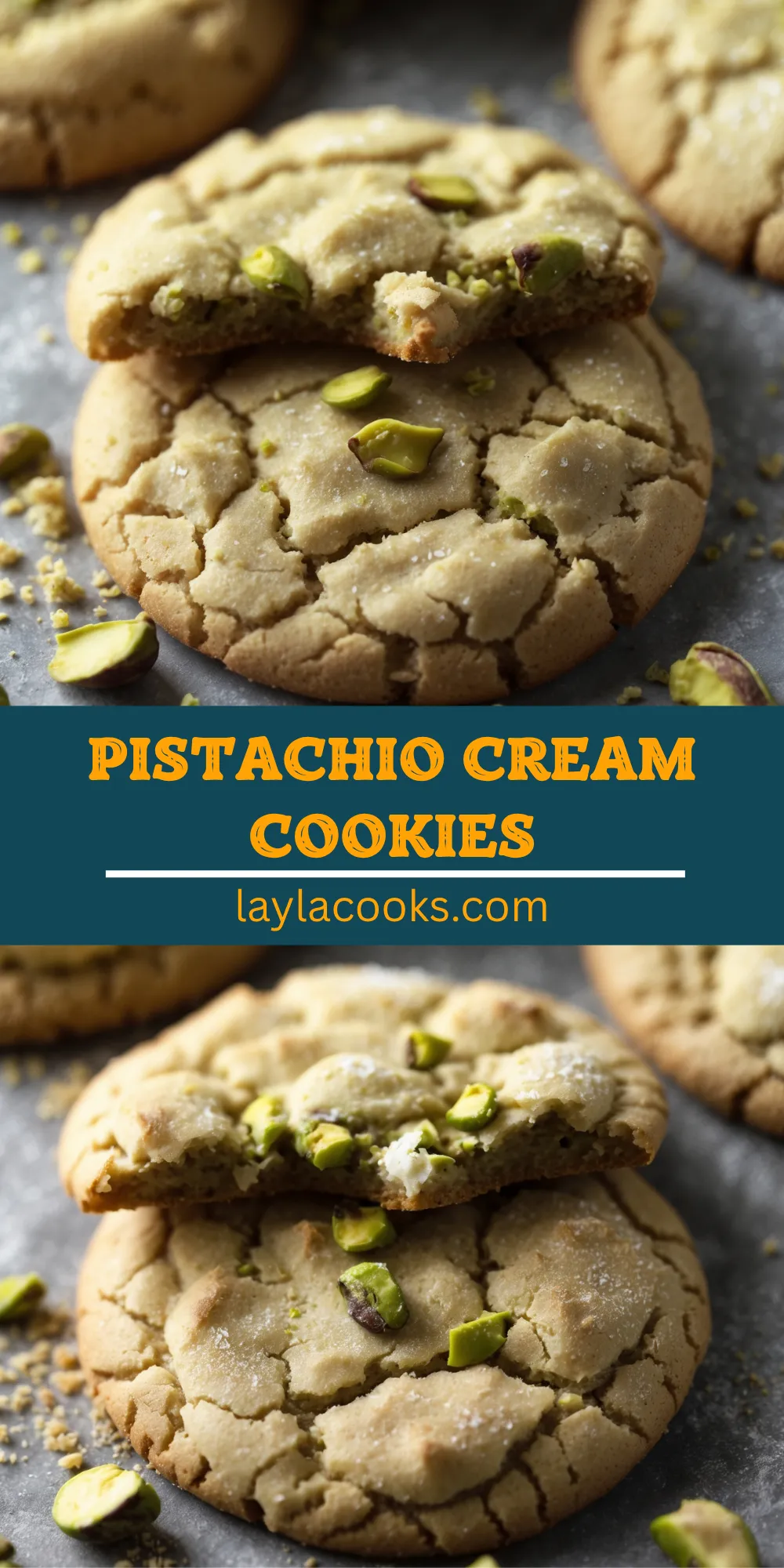 Pistachio Cream Cookies