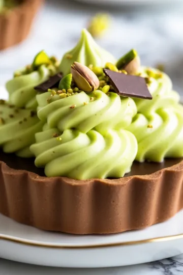Pistachio Mousse Tarts