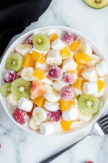 Pudding Fruit Salad