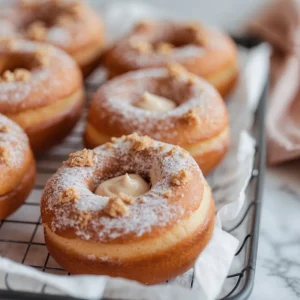 Pumpkin Spice Cheesecake Doughnuts