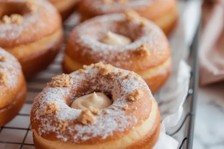 Pumpkin Spice Cheesecake Doughnuts