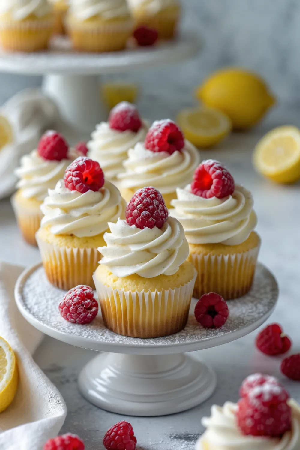 Raspberry Lemon Heaven Cupcakes