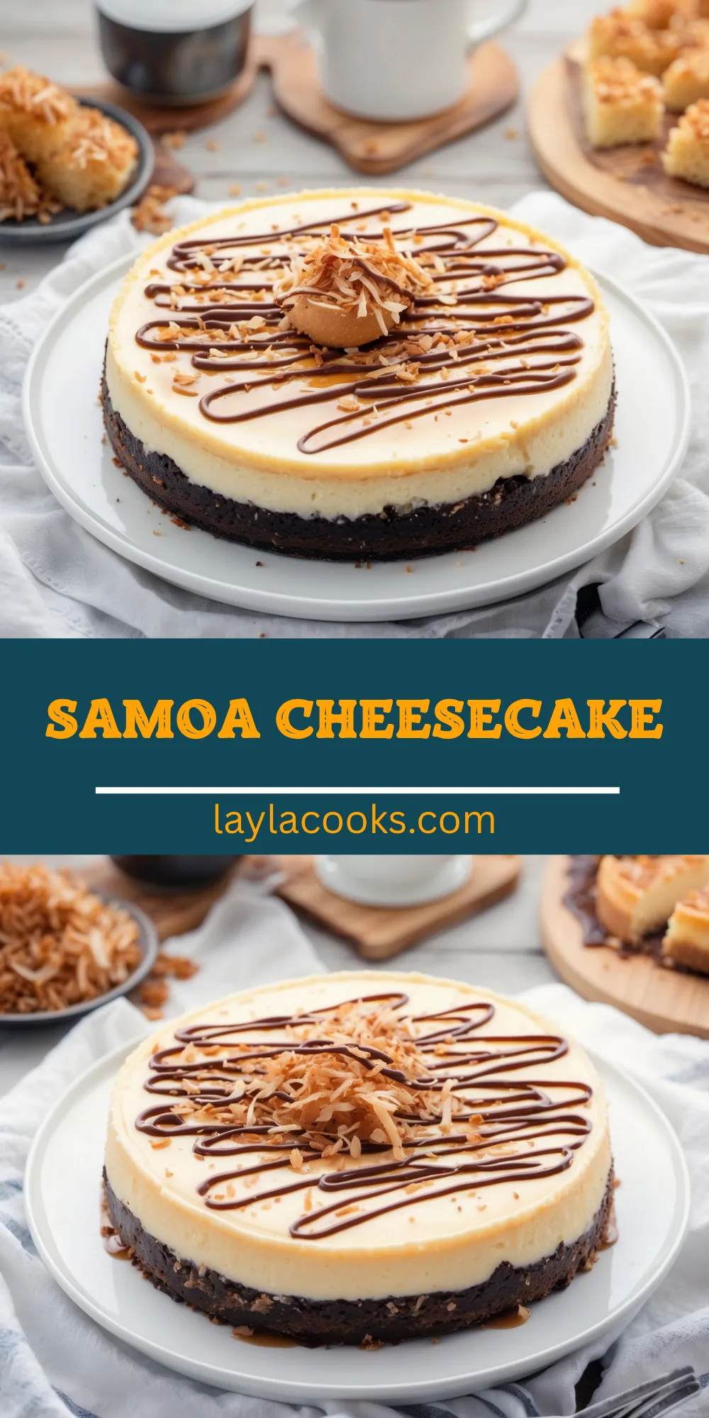 Samoa Cheesecake
