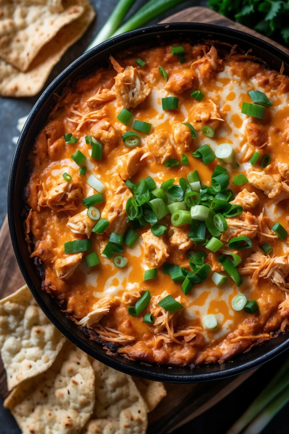 Spicy Buffalo Chicken Dip