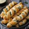 Spinach and Feta Puff Pastry Twists