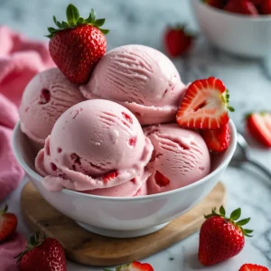 Strawberry Sensation Ice Cream