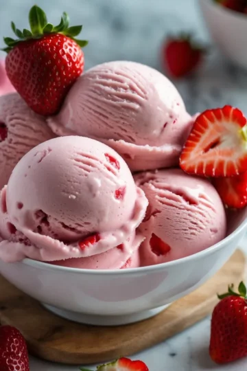 Strawberry Sensation Ice Cream