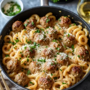 Swedish Meatball Pasta