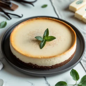 Vanilla Bean Brown Butter Cheesecake