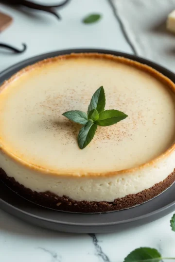 Vanilla Bean Brown Butter Cheesecake