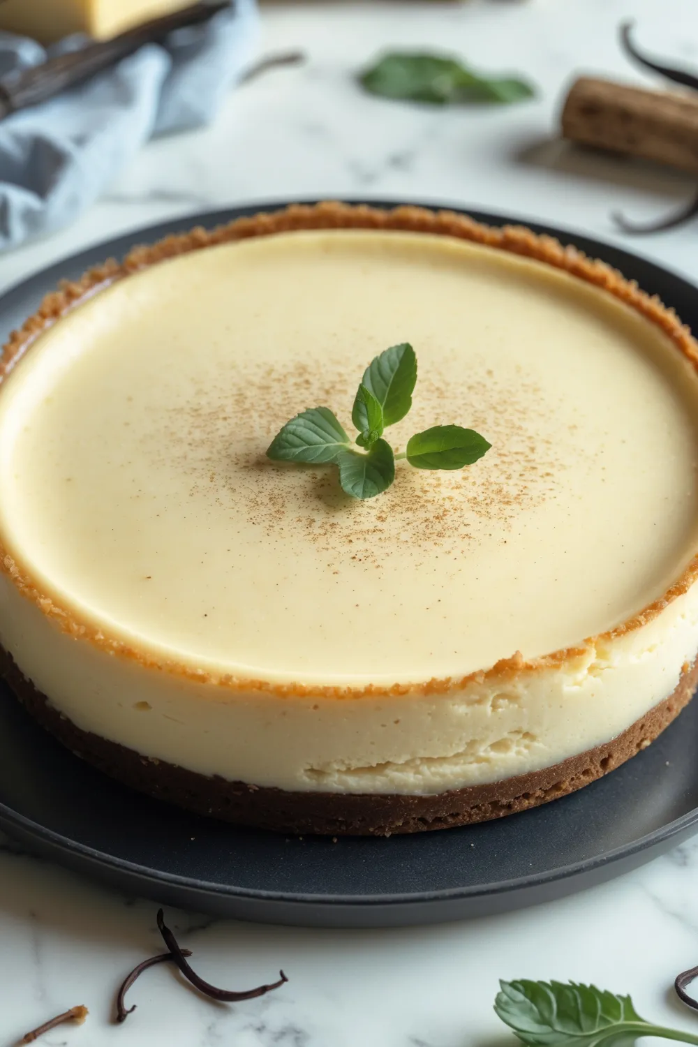 Vanilla Bean Brown Butter Cheesecake