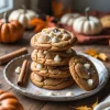 White Chocolate Pumpkin Snickerdoodles