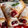 Air Fryer Cherry Cheesecake Egg Rolls
