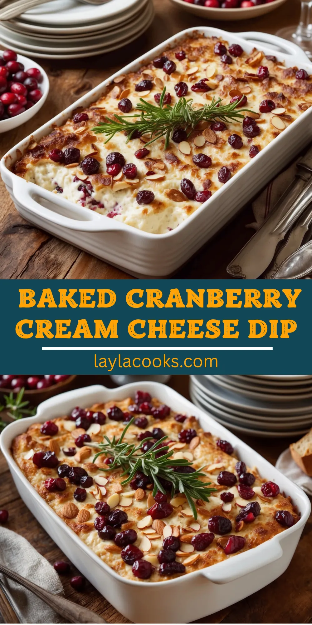  Baked Cranberry Cream Cheese Dip