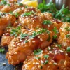 Baked Crunchy Hot Honey Chicken