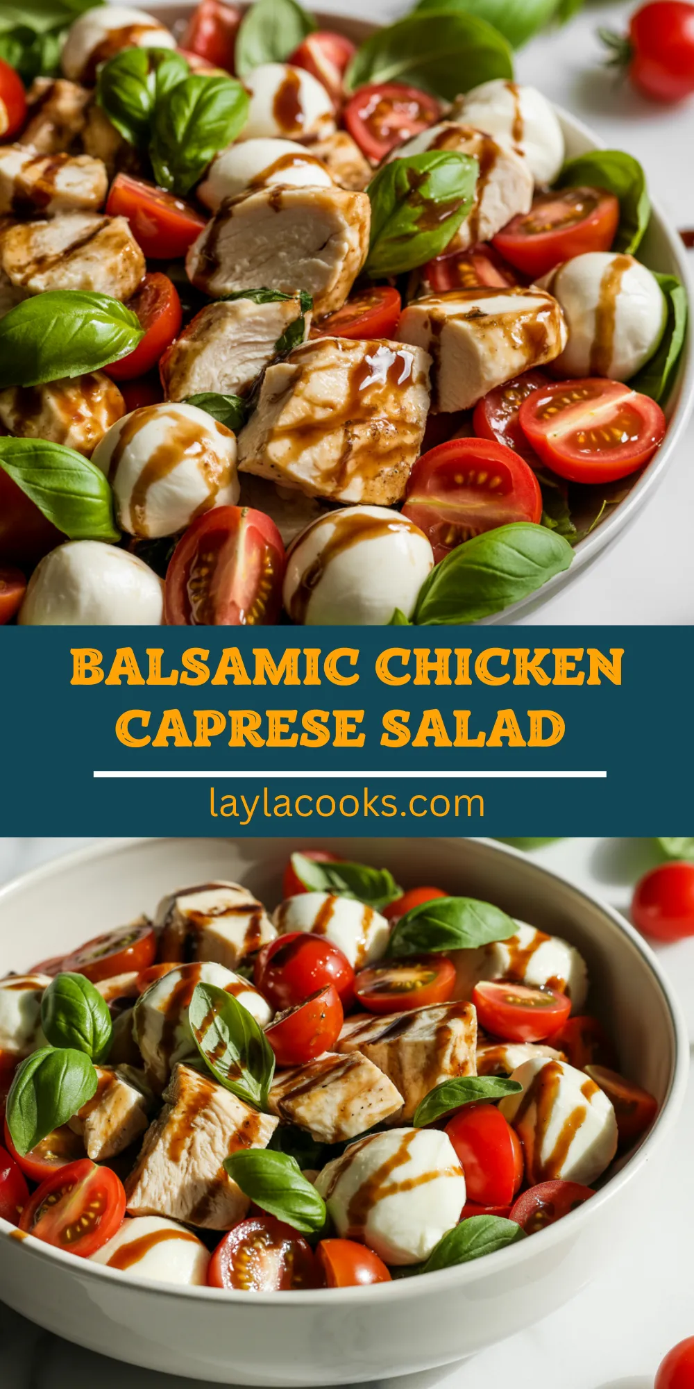  Balsamic Chicken Caprese Salad