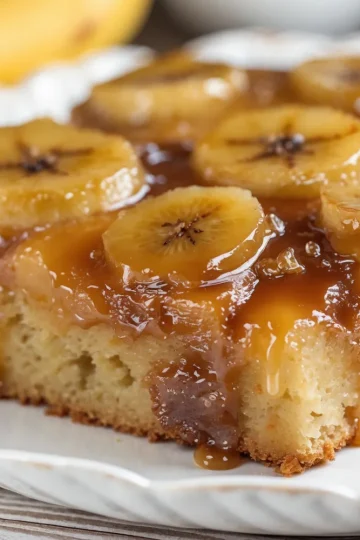 Banana Upside Down Cake