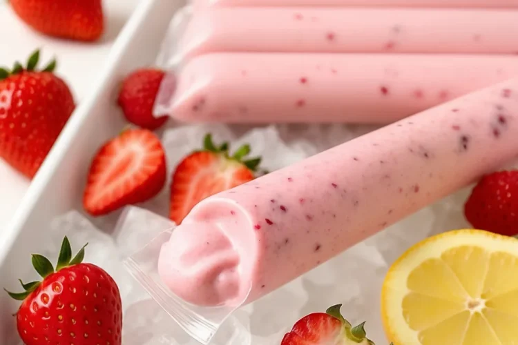 Berry Frozen Yogurt Tubes