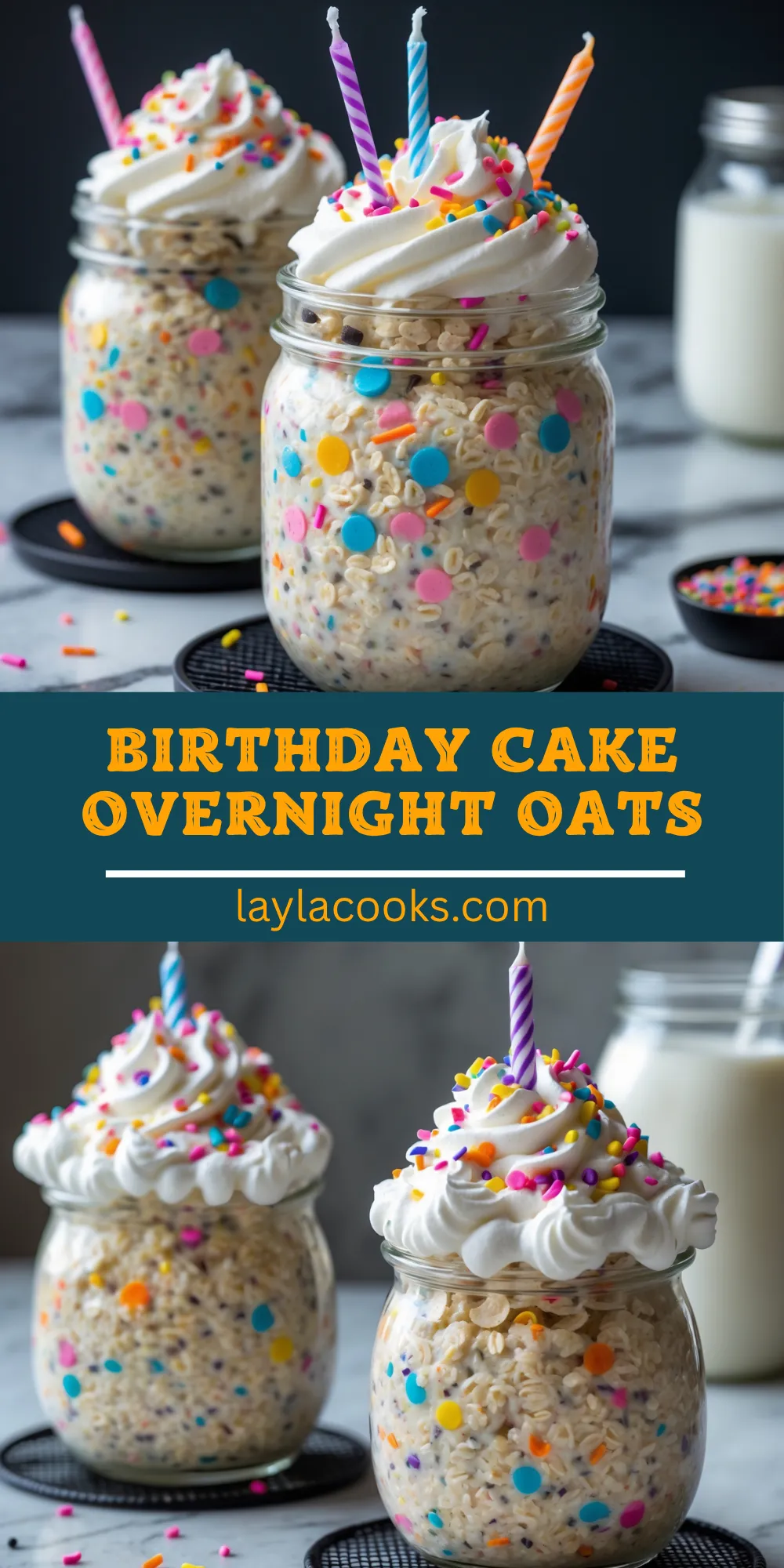 Birthday Cake Overnight Oats