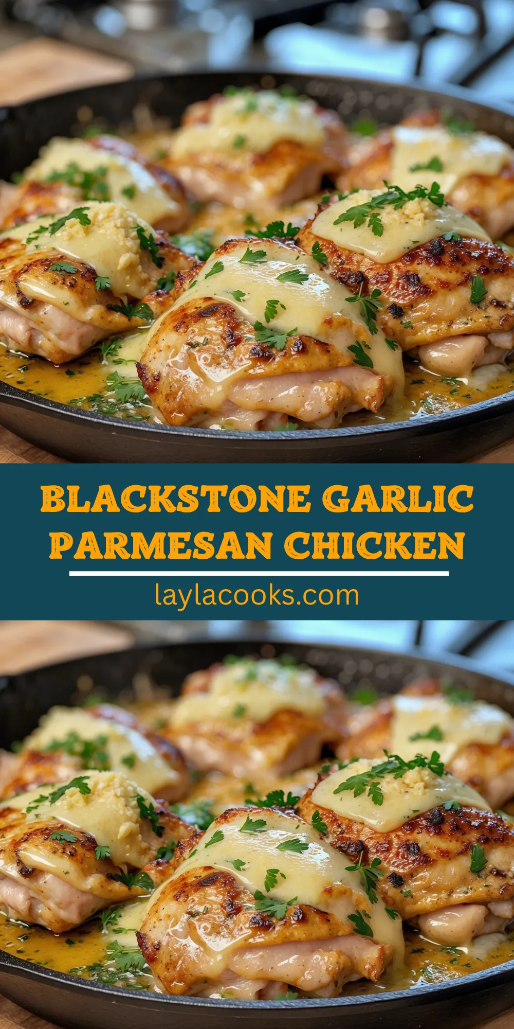 Blackstone Garlic Parmesan Chicken