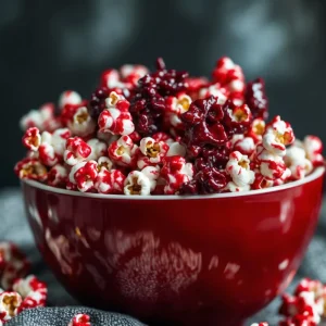 Bloody Red Velvet Popcorn