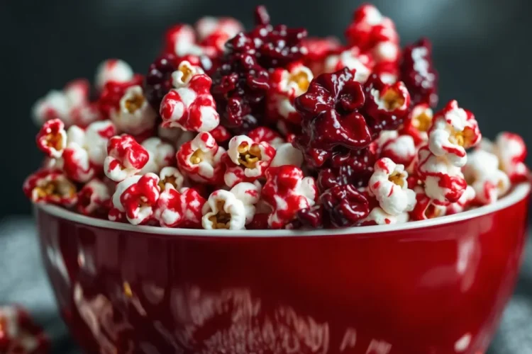 Bloody Red Velvet Popcorn