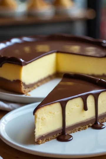 Boston Cream Pie Cheesecake