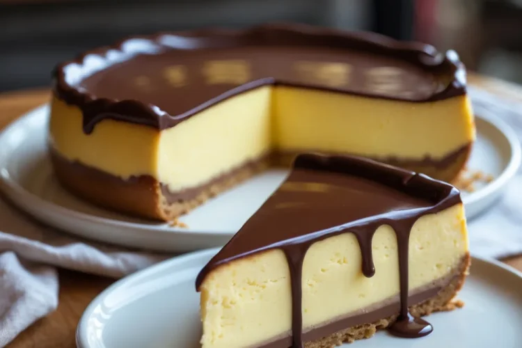 Boston Cream Pie Cheesecake