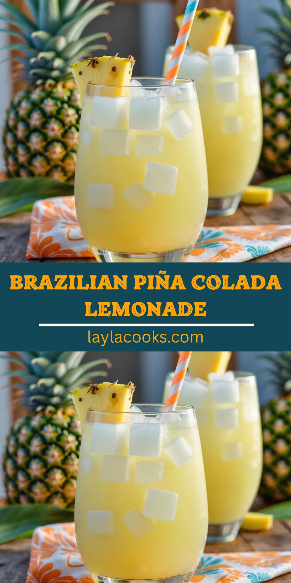 Brazilian Piña Colada Lemonade
