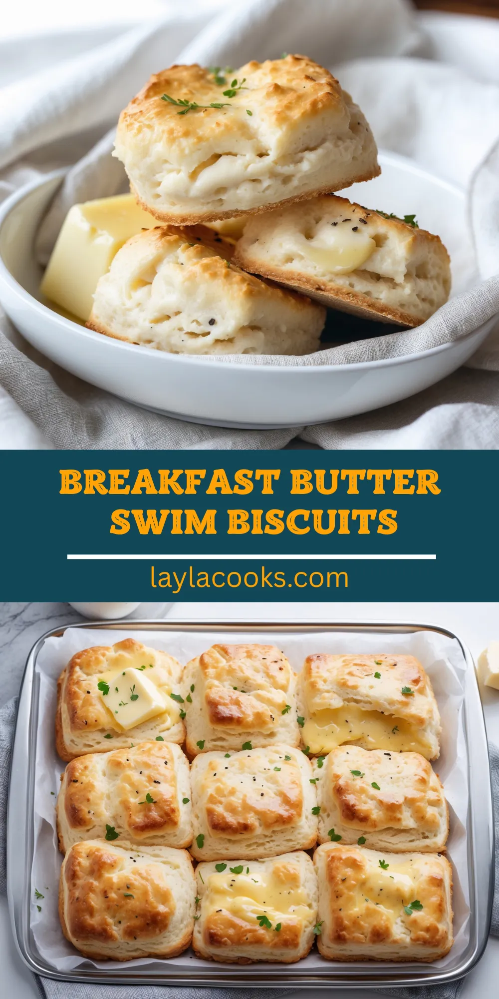 Breakfast Butter Swim Biscuits
