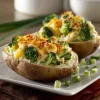 Broccoli Cheese Baked Potatoes