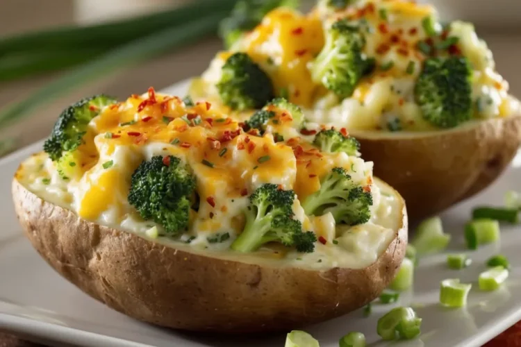 Broccoli Cheese Baked Potatoes