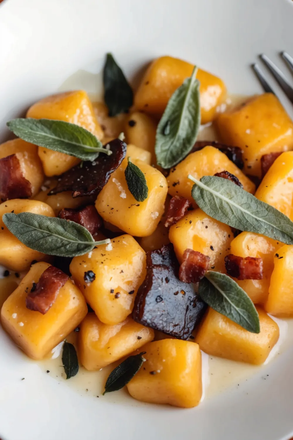 Brown Butter and Sage Pumpkin Gnocchi