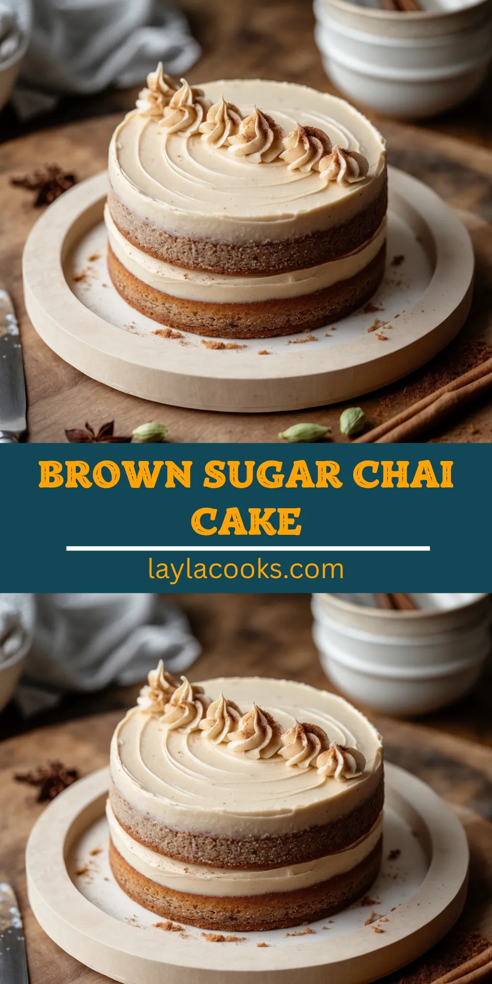 Brown Sugar Chai Cake