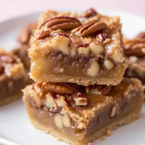 Buttery Pecan Pie Bars