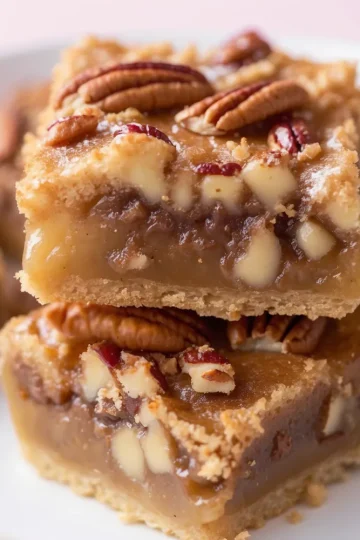 Buttery Pecan Pie Bars