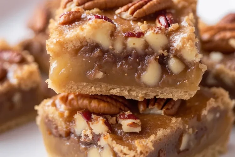 Buttery Pecan Pie Bars