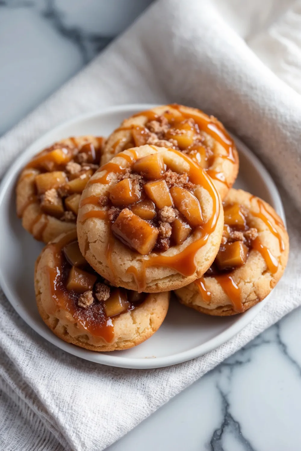Caramel Apple Pie Cookies