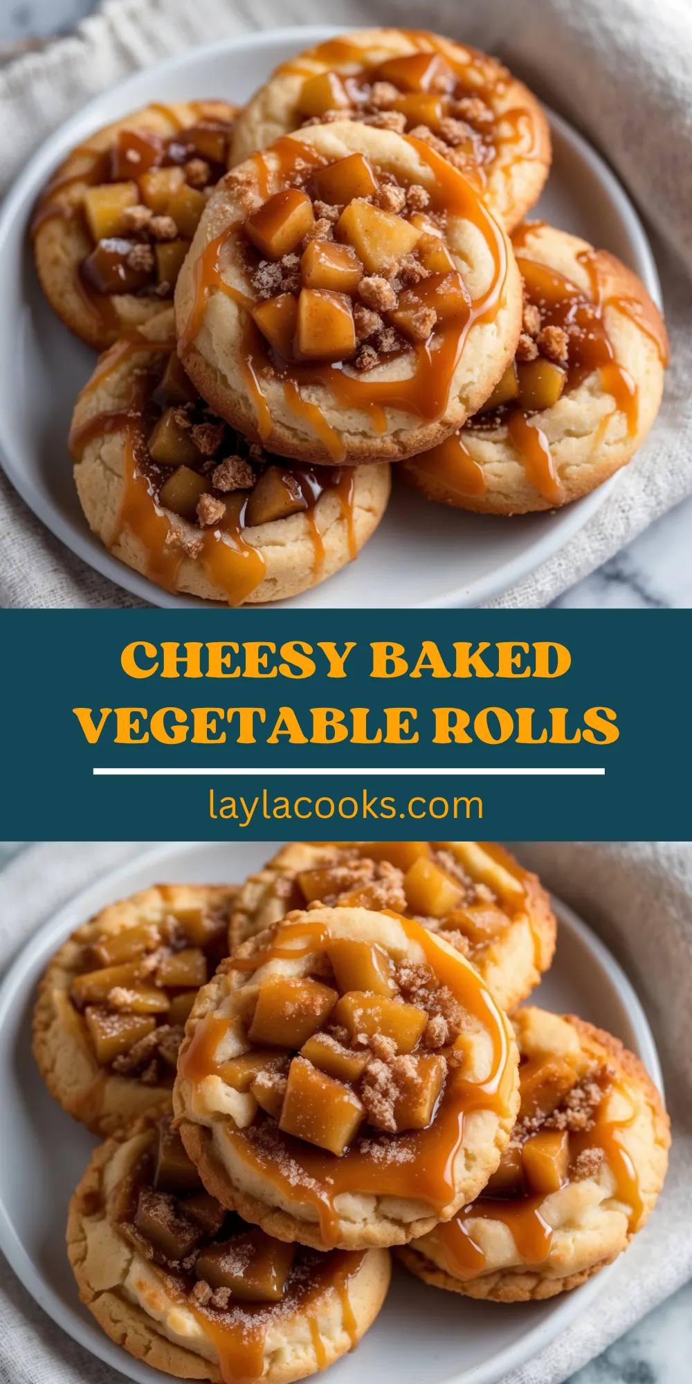 Caramel Apple Pie Cookies