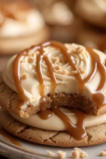 Caramel Cheesecake Cookies
