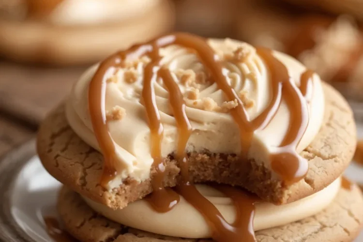 Caramel Cheesecake Cookies
