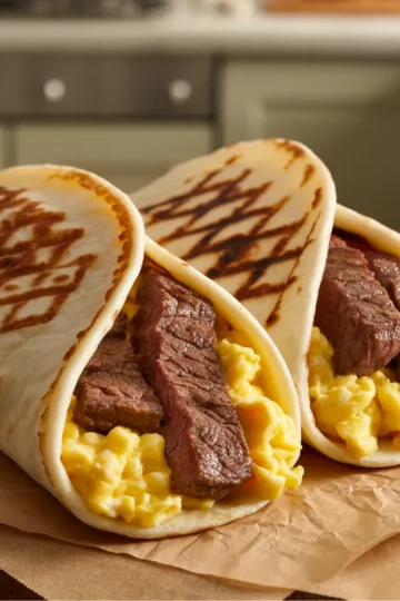 Carnivore Steak Egg Wrap