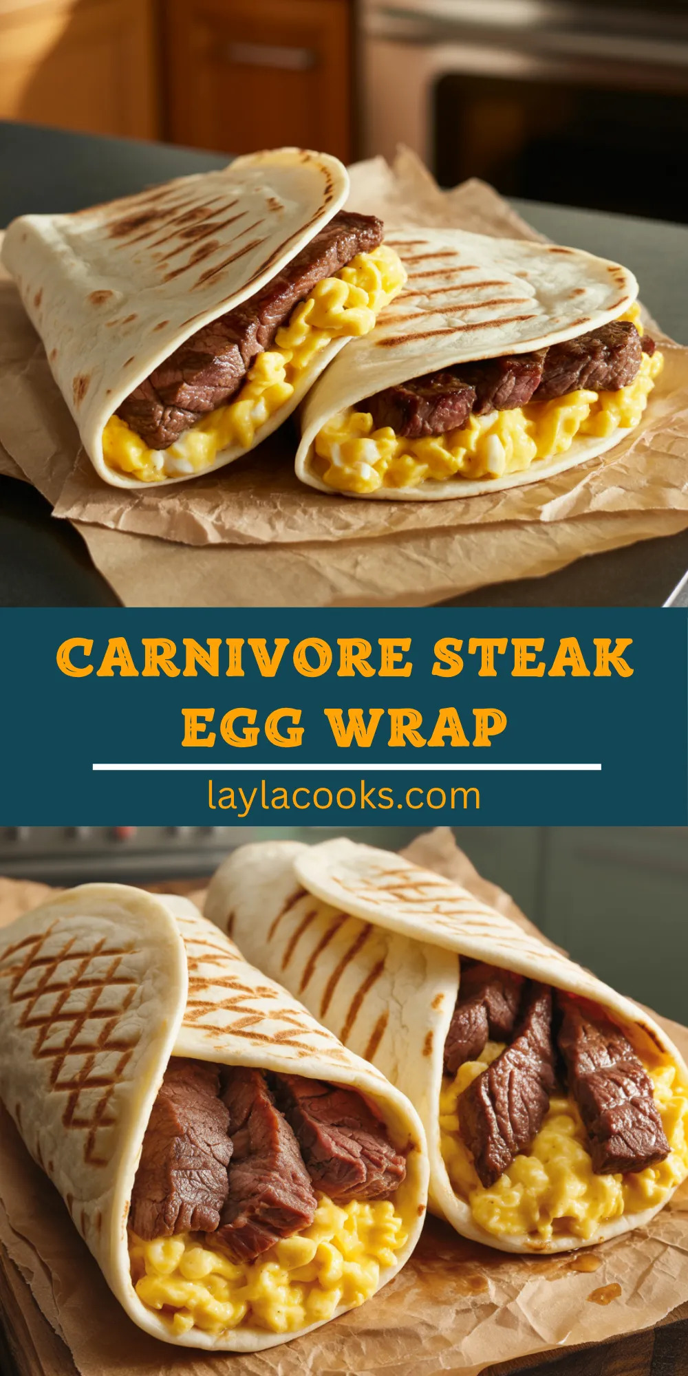 Carnivore Steak Egg Wrap