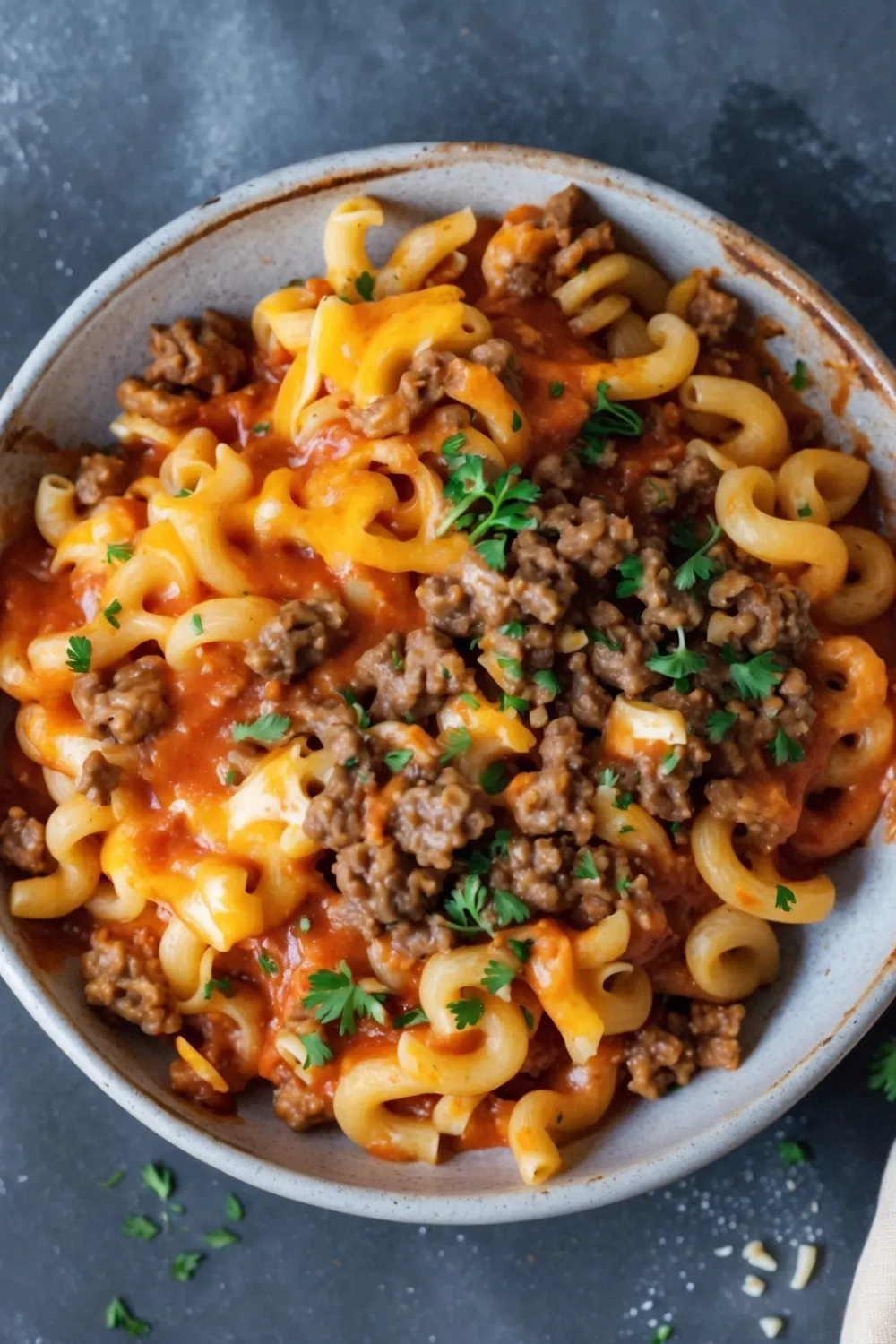 Cheeseburger Pasta