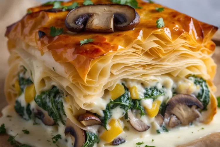 Cheesy Baked Vegetable Rolls