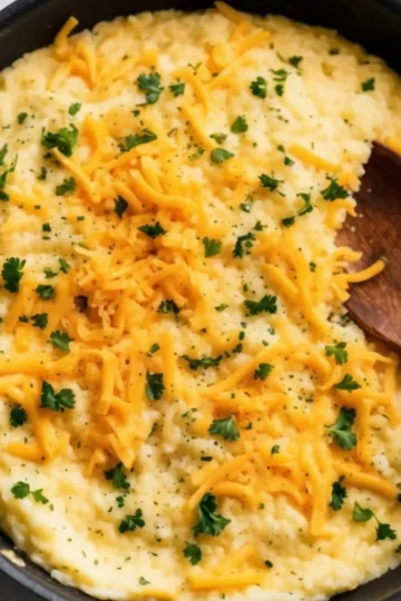 Cheesy Cauliflower Rice Recipe
