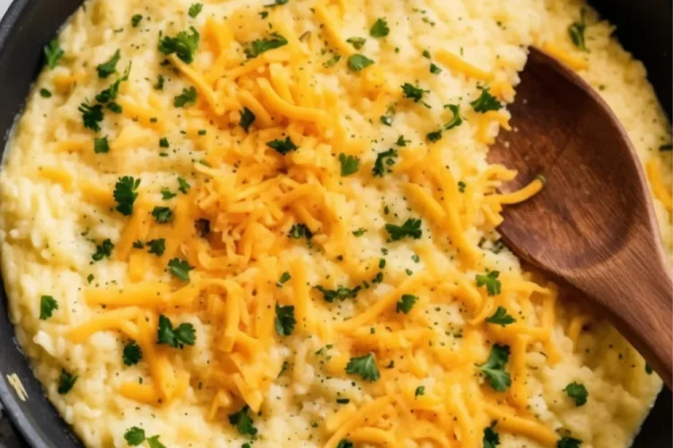 Cheesy Cauliflower Rice Recipe