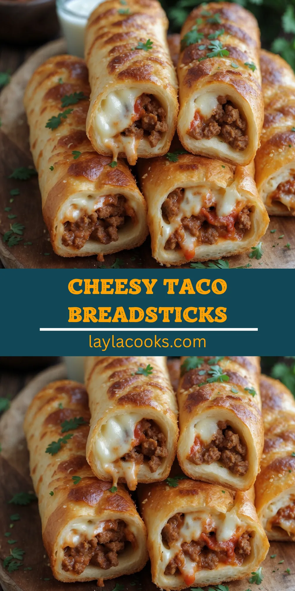 Cheesy Taco Breadsticks